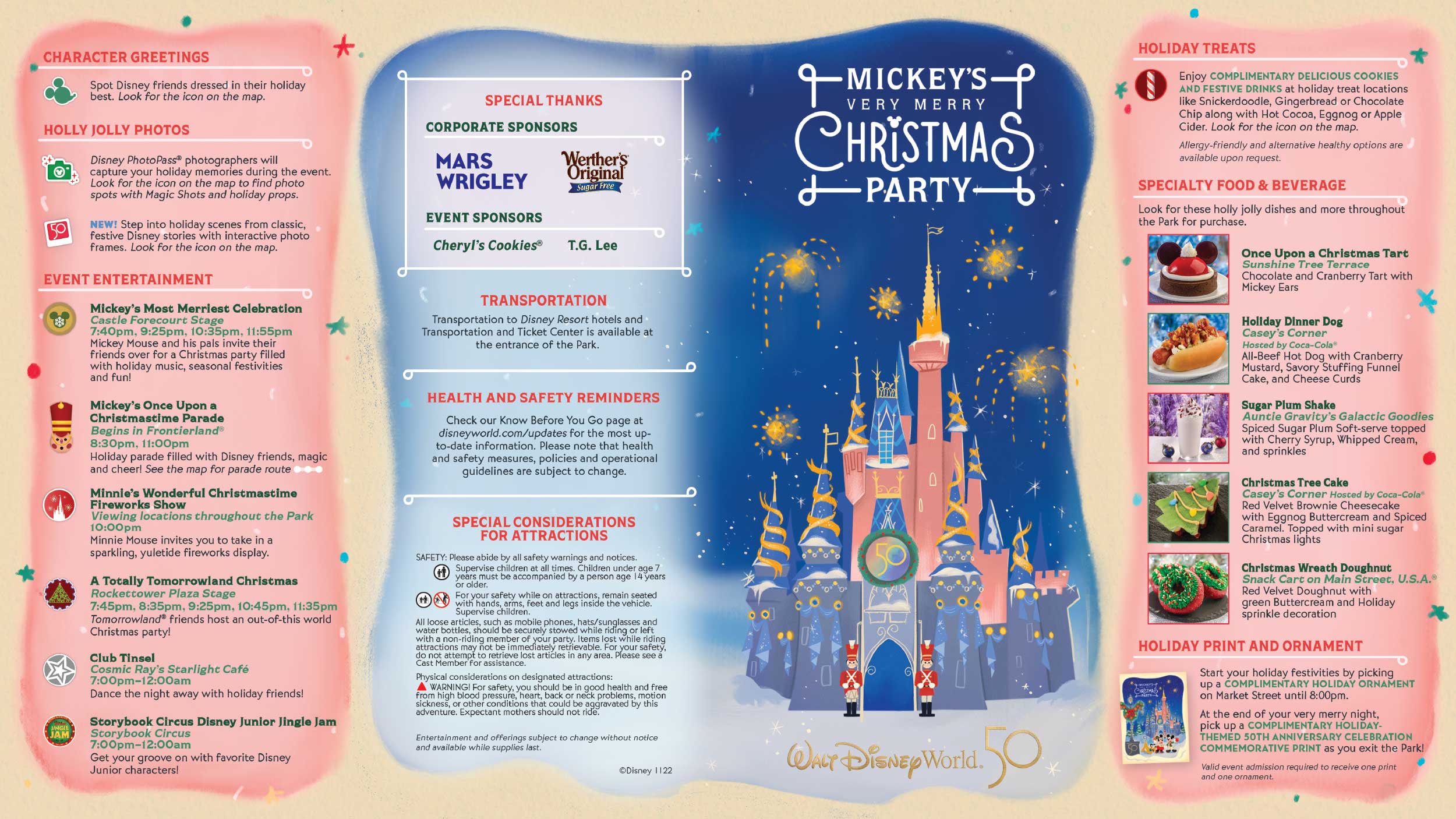 Mickey's Very Merry Christmas Party map